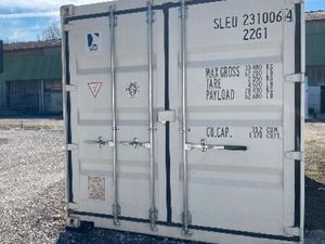 Box/garage type container maritime