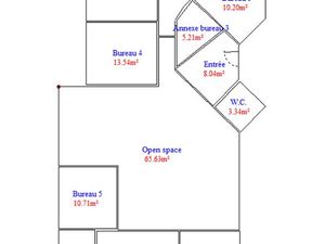 Maison de plain-pied à usage professionnel