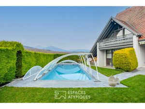 Maison d'architecte avec piscine au pied des Grands Crus