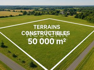 Vente terrain 50000 m² à Nontron (24300)  523 750 €