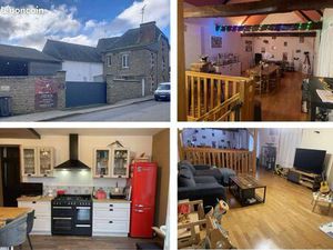 Maison avec hangar fermé bourg Merdrignac