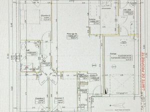 Maison récente de plain-pied avec jardin