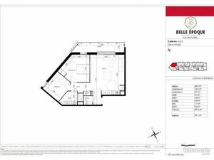 Appartement 3 pièces 67 m²