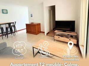 Appartement T2 meublé - Calme  Terrasse & proche des commodités
