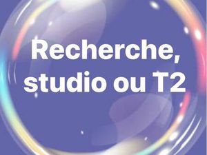 Recherche  studio ou T2