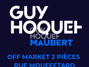 2 pièces rue Mouffetard place de la Contrescarpe 75005 PARIS