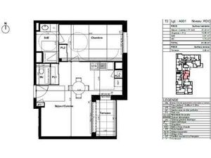Location Appartement 2 pièces à Chartres-de-Bretagne (35131) : à louer 2 pièces / 48m² Cha
