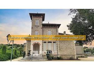 Terrain constructible viabilisé à vendre