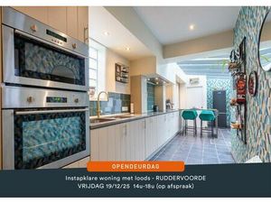 LEUKE HEDENDAAGSE WONING met 3 slaapkamers en een LOODS met oprit