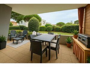 Appartement avec terrasse et garage à 100m de la plage