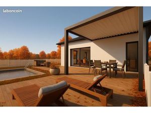 Maison neuve contemporaine avec terrain