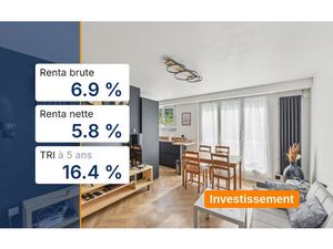 Vente appartement 3 pièces 52 m² à Vizille (38220)  103 000 €