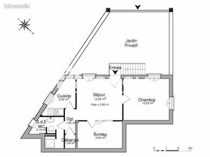 Appartement 3 pièces 48 m²