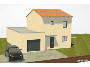 Maison neuve contemporaine de 90m2 avec garage de 18m2 sur terrain de 350m2 à soucieux en 