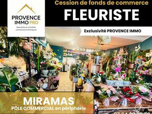 Fleuriste  fonds de commerce 70 m² Miramas
