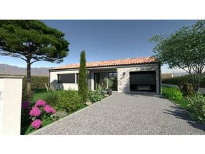 Terrain avec maison neuve à vendre