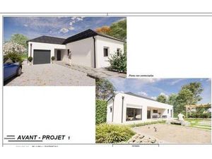 Terrain avec maison neuve à vendre