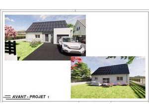 Terrain avec maison neuve à vendre