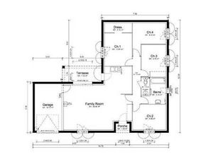 Terrain avec maison neuve à vendre