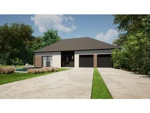 Terrain avec maison neuve à vendre