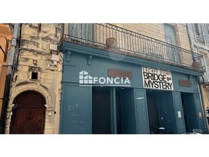 IMMEUBLE : LOCAL+ APPARTEMENT EN ZONE NON-INONDABLE + CAVES