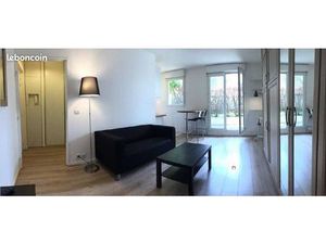 Studio (28m2) en RDC avec terrasse / jardin (23m2)