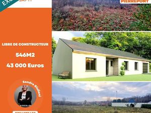 Vente terrain 546 m² à Pierrepont (54620)  43 000 €