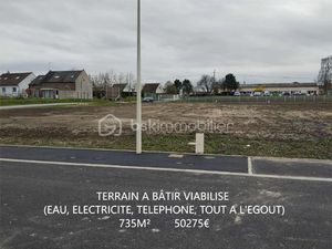 Terrain de 735 m² à Roye