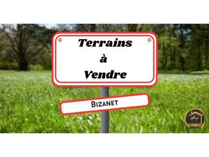 Vente terrain à Bizanet (11200)  105 900 €