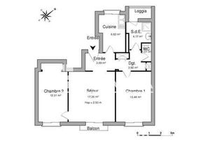 Location Appartement 3 pièces à Brest Jaurès (29200) : à louer 3 pièces / 63m² Brest Jaurè