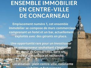 Vente locaux professionnels à Concarneau (29900)  1 142 900 €