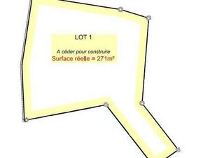 Vente Terrain à Angers Monplaisir (49000) : à vendre / 271m² Angers Monplaisir