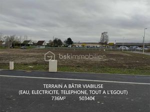 Terrain de 736 m² à Roye
