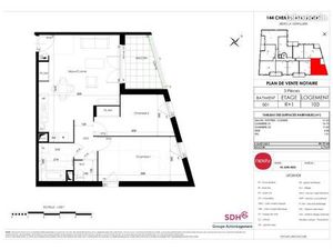 Appartement 3 pièces 64 m²