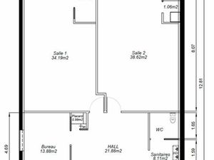 Local commercial ou professionnel - ANGERS Boselli - 120 m²