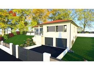 Terrain avec maison neuve à vendre