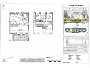 RESIDENCE DU MANEGE - APPARTEMENT 4 PIECES - NEUF - CHAUFFAGE COMPRIS