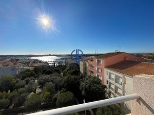 Appartement avec Vue Panoramique Exceptionnelle ! Centre Port  Cap d'Agde 3 pièces de 46 m