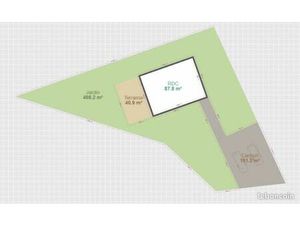 Terrain viabilisé avec PC purgé