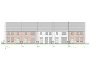 5 energiezuininge nieuwbouwwoningen met tuin.
