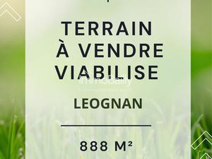 Vente terrain 888 m² Léognan (33850)