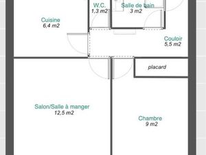Hypercentre/ T2 38m2+ garage 15m2+ cellier 6 m2