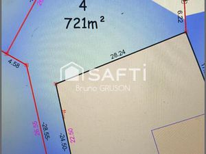 Vente terrain 721 m² Quimperlé (29300)