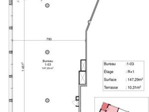 Commerce à louer MONTPELLIER 185m2 2 698€/mois HT/HC