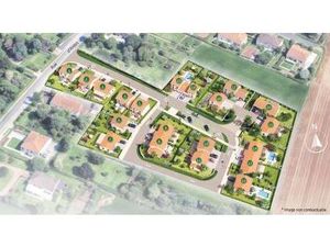 Terrain avec maison neuve à vendre