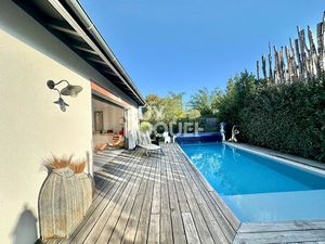 Villa contemporaine esprit Arcachonnais avec piscine sur Gujan Mestras