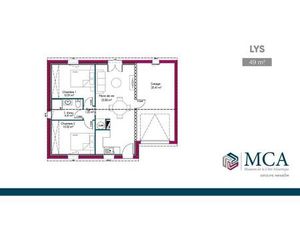 Vente maison 3 pièces 49 m² Sames (64520)