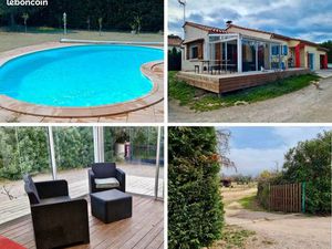 Grand terrain avec maison