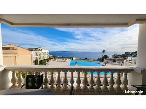 CANNES VUE MER EXCEPTIONNELLE PANORAMIQUE 34 m2 2P résidence luxe étage élevé