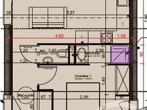 Appartement F2 à louer - 2 pièces - 56 m2 - Maen Roch - 35 - BRETAGNE